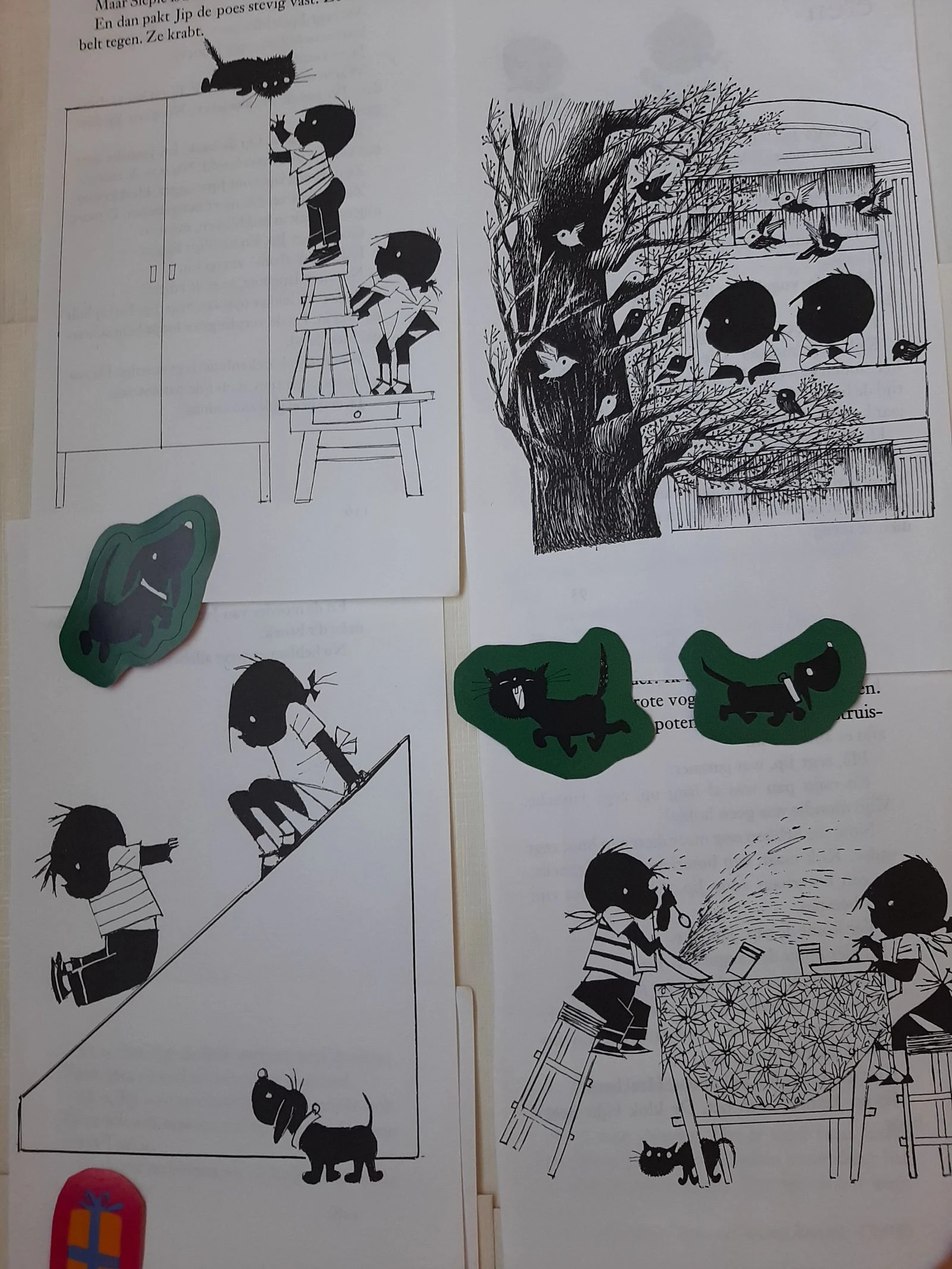 Conjunto de 9 peças em papel #jipenjanneke para #jornalismo – photo 7